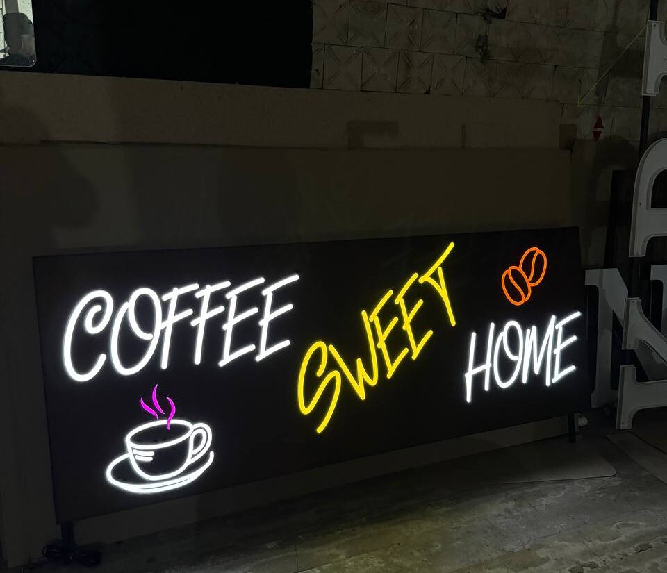 Лайтбокс для кав’ярні «Coffee sweet home»