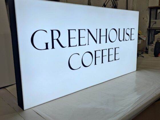 Лайтбокс для кав’ярні «GreenHouse coffee»